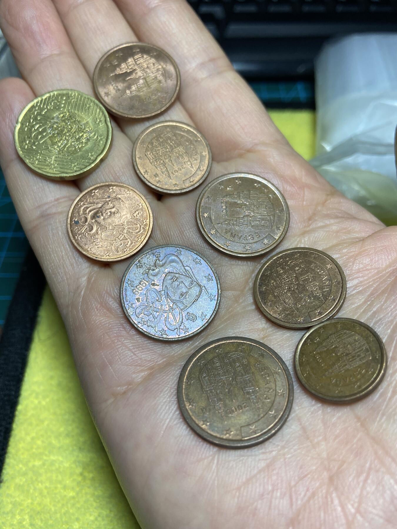 2026年第十五场(总第一百八十四场）外国好品散币场(免佣金) 各国各年份欧分9枚(共计47欧分)