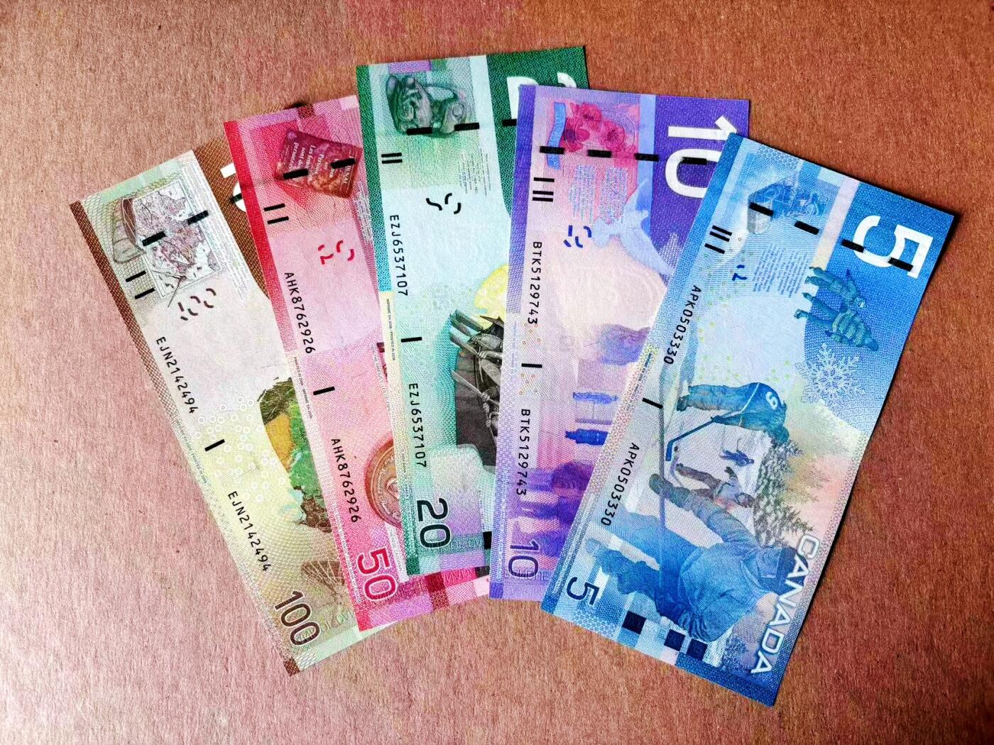 【Blue Auction】世界纸币精拍第779期——18级TOP拍卖/信誉/品质/专业/高效💫 【一组5张】加拿大 旅版 5-100元 全新UNC