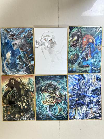 NO.22 好又多金牌大场，年前倒数第3期！每周一站式配齐，方便凑单！（周6晚9点截拍，卖家送拍0抽成！） 【签绘色纸】半廷老师签绘 孙悟空 A4色纸 +六大圣A4色纸【降妖伏魔千般勇，终证金身佛号尊】