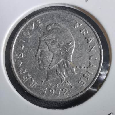 沼泽如烟--第973场 - 法属新喀里多尼亚1972年10法郎