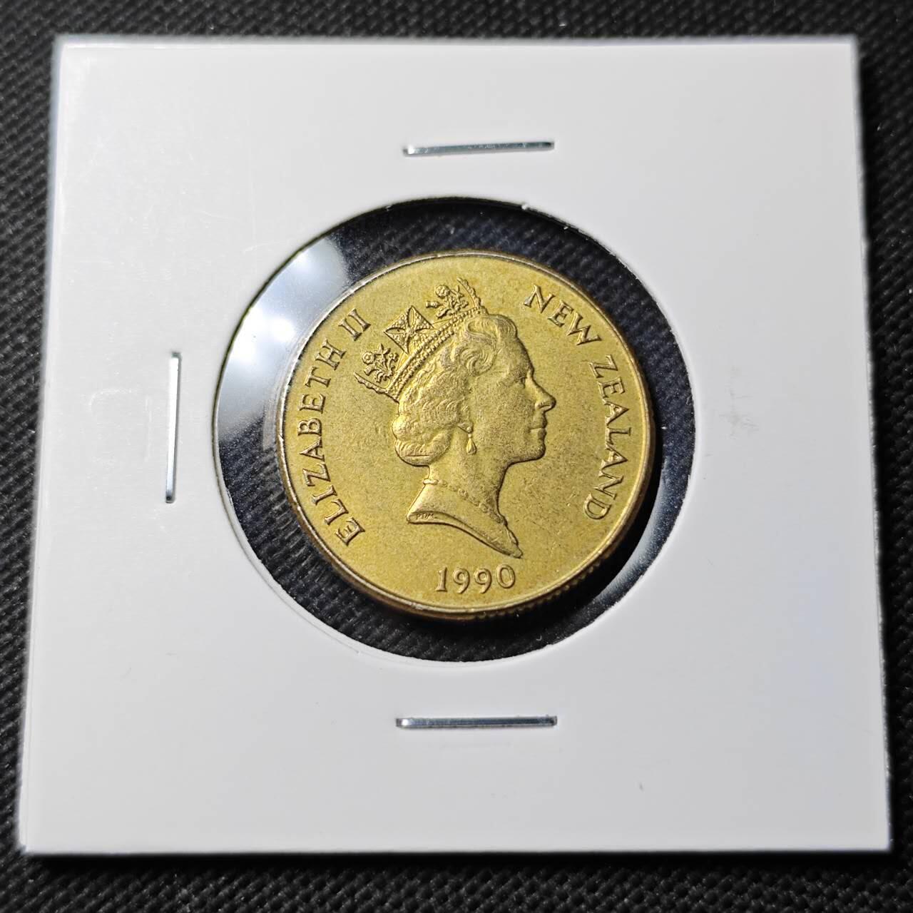 KK钱币收藏小铺  第389期  2月预留时间 周末发货 新西兰1元 