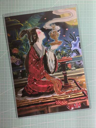 第20期  2026马年祝大家 身体健康 万事如意 (持续收拍品中…) - 【A4粗闪】焱卡文化×雕仙《四大美女》编号888 貂蝉(带卡夹)