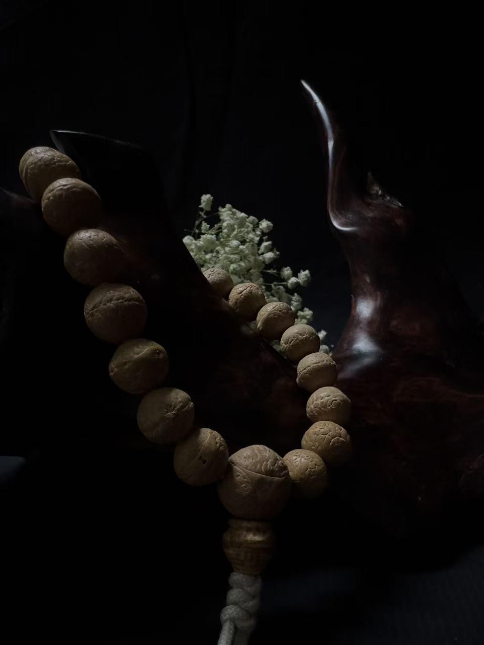 零元拍：凤眼单仓（媲美铁籽）大眼萌12MM左右念珠手串，2025年新籽，皮质超棒。