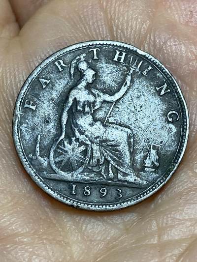 2026年第十五场(总第一百八十四场）外国好品散币场(免佣金) - 英国🇬🇧1893年1法新(维多利亚女王中年桂冠)