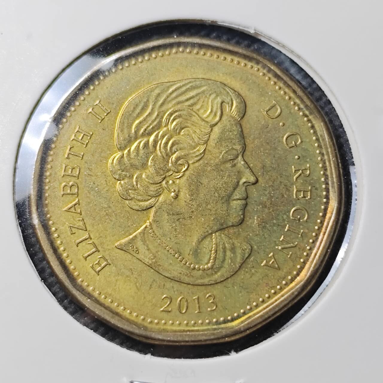 KK钱币收藏小铺  第389期  2月预留时间 周末发货  2013加拿大一元