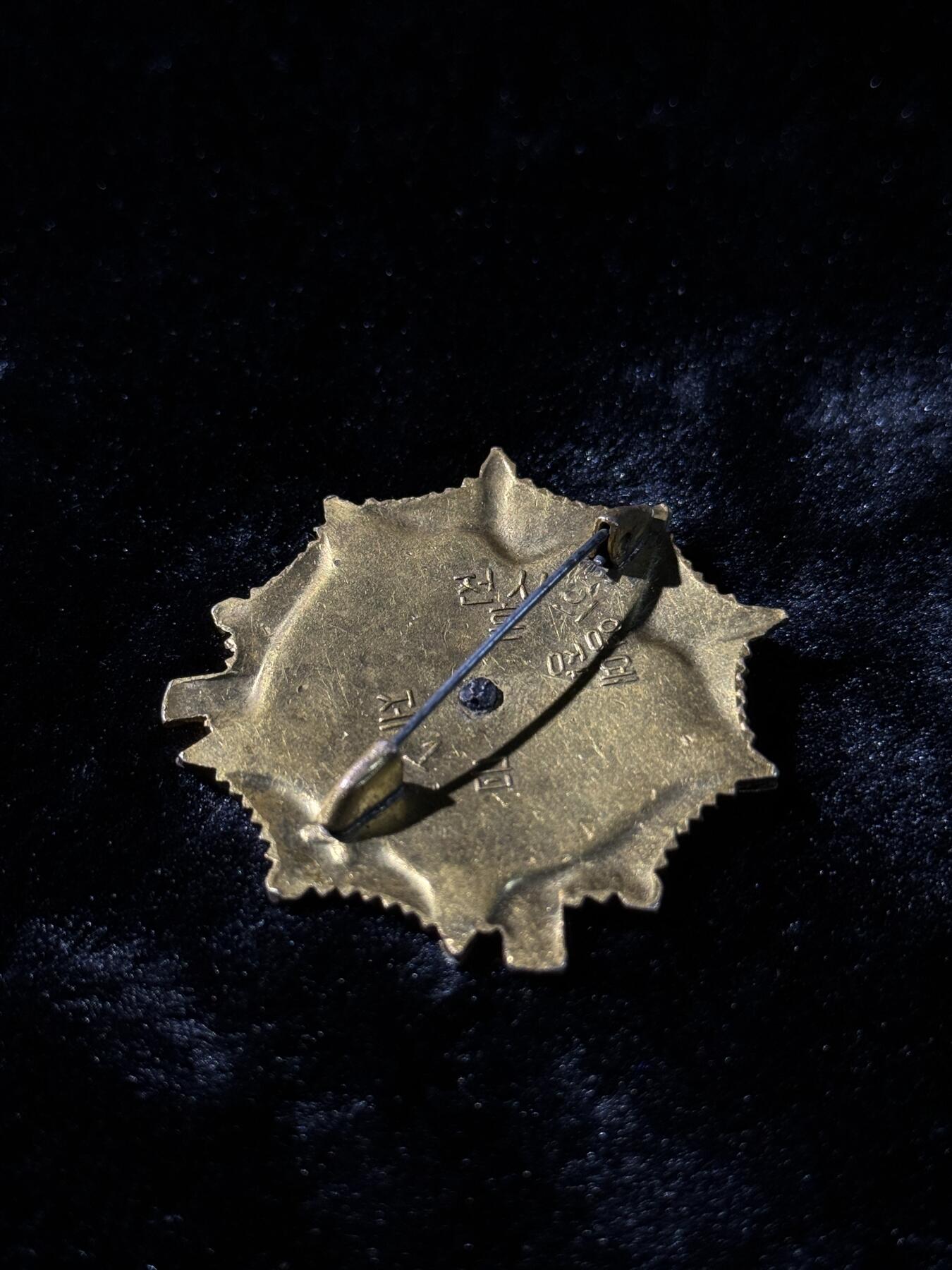 戎马世界章牌大赏第110期 朝鲜一级战士荣誉勋章，珐琅有补