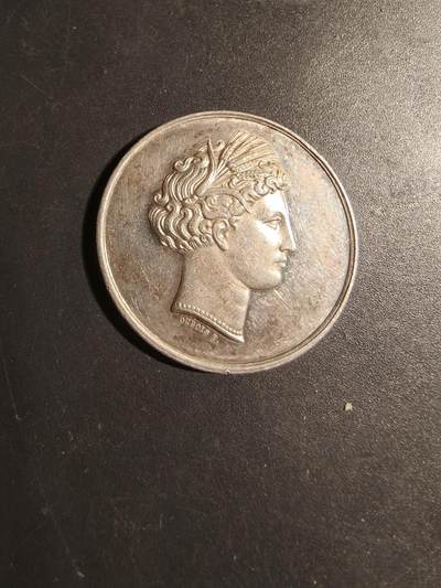 老王徽章第179期 - 法国奥德省农业协会大银章    950银    直径31mm    重量12.6g