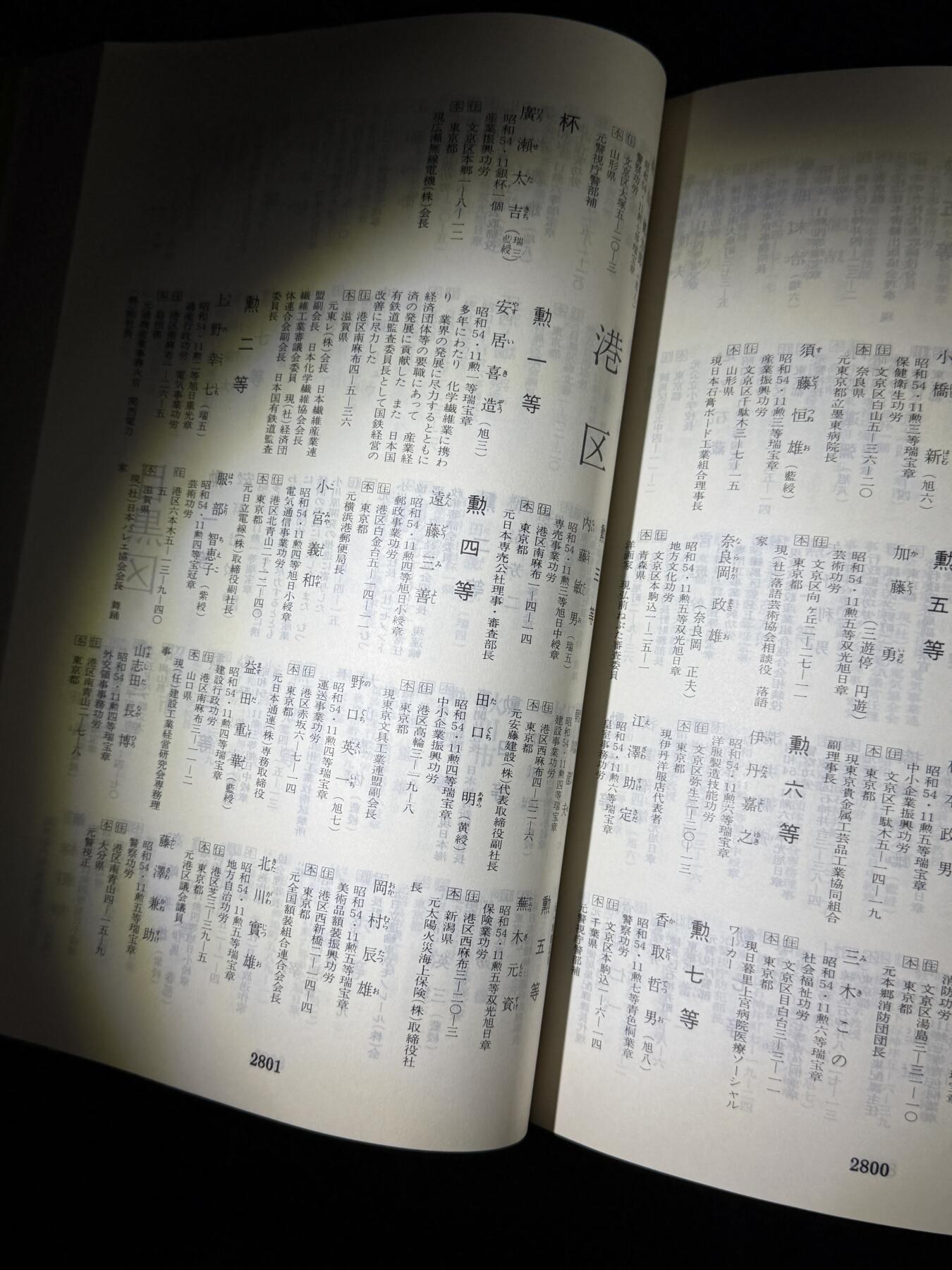 戎马世界章牌大赏第110期 日本叙勋者名鉴，非常厚重