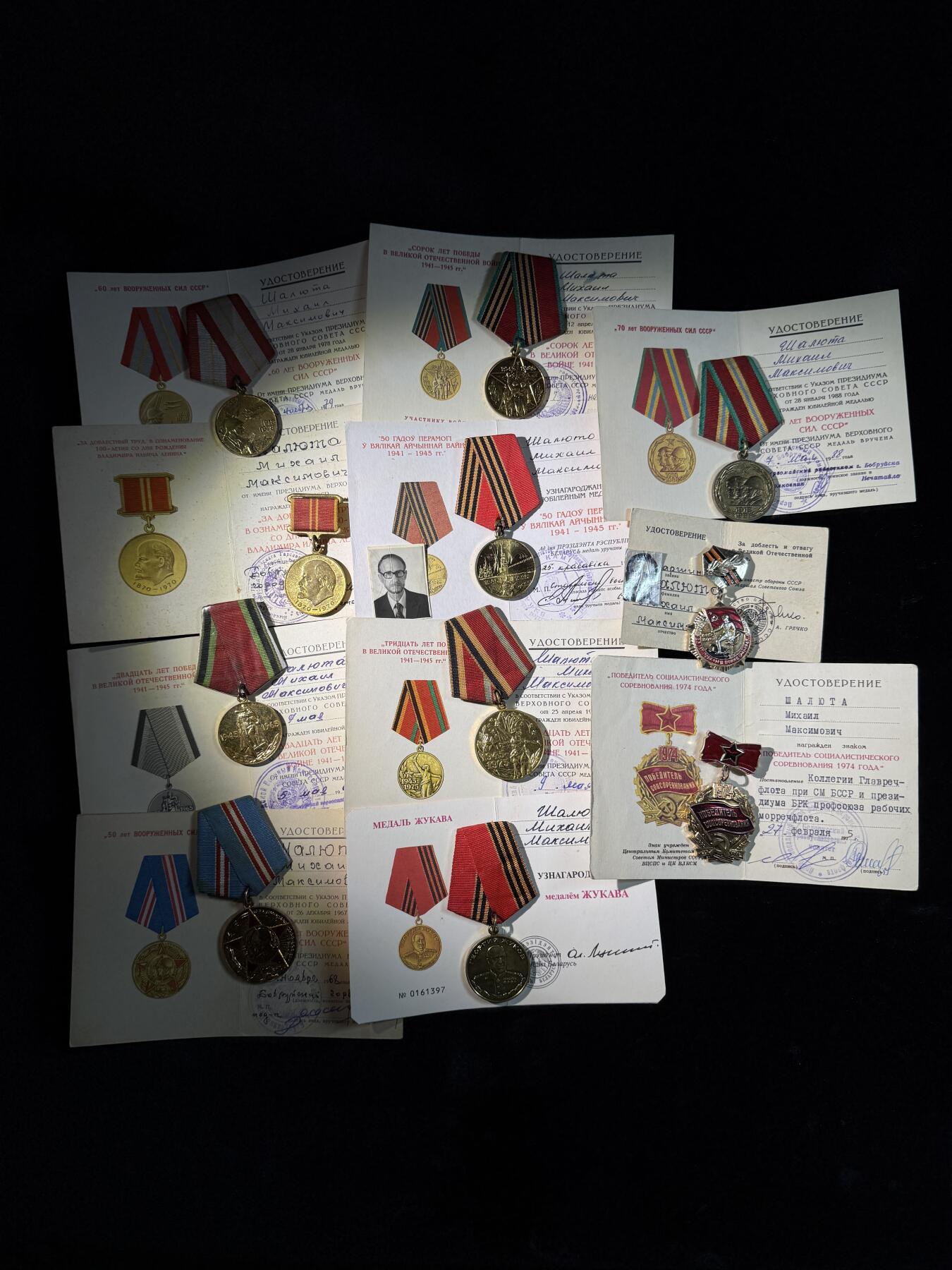 戎马世界章牌大赏第110期 苏联奖章套章