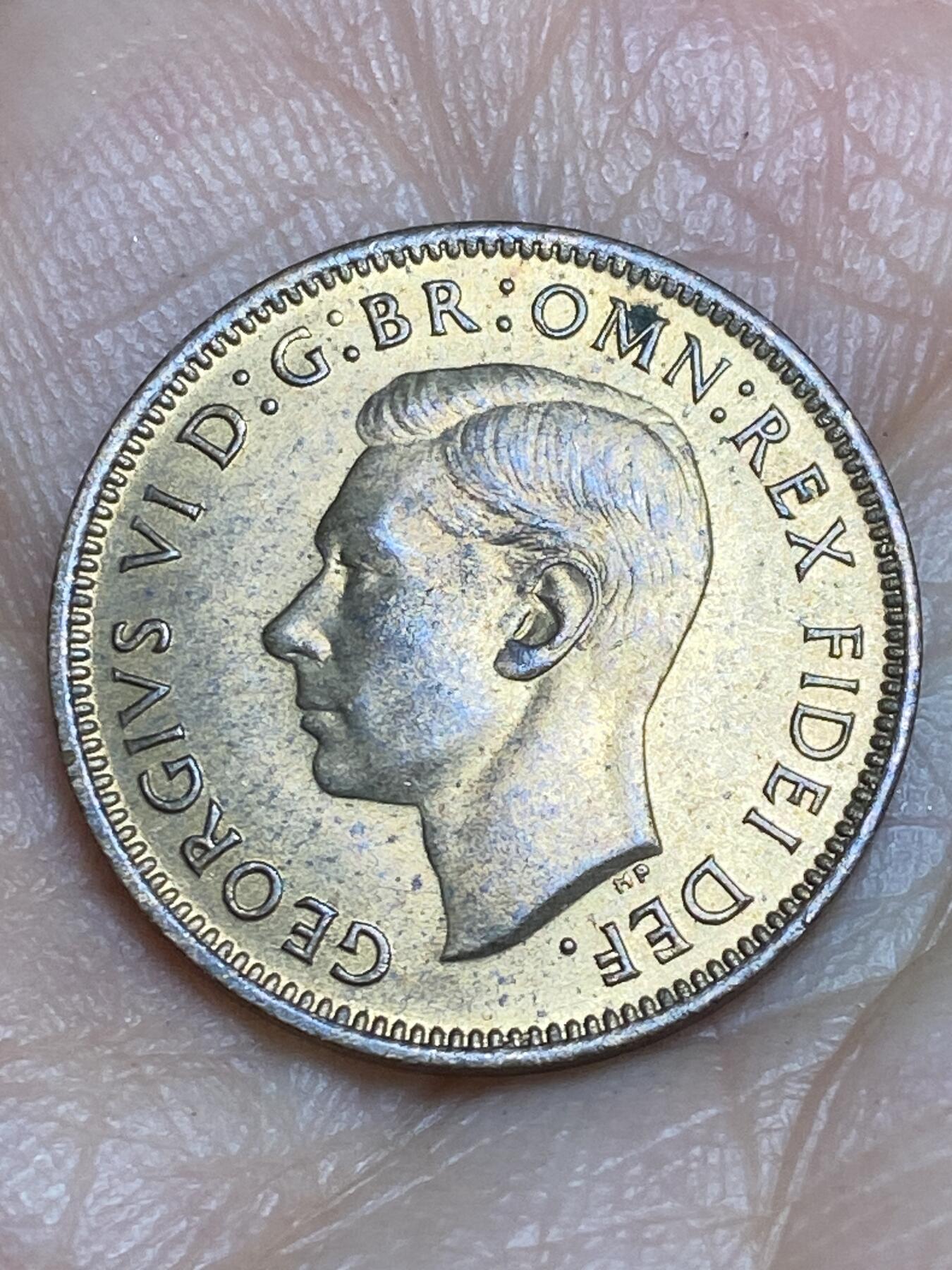 2026年第十五场(总第一百八十四场）外国好品散币场(免佣金) 原光好品–英国🇬🇧1949年1法新(乔治六世第二版，首发年)