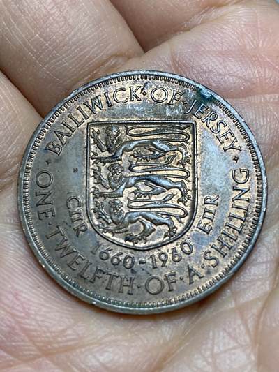 2026年第十五场(总第一百八十四场）外国好品散币场(免佣金) - 英属泽西岛🇯🇪1960年1/12先令(斯图亚特王朝复辟，查理二世登基300周年纪念币)