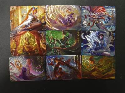 天玑星卡拍第165期《1.26周一截拍》持续收拍收评中 满赠卡需备注 - 王者荣耀 自制卡 粗闪 九张