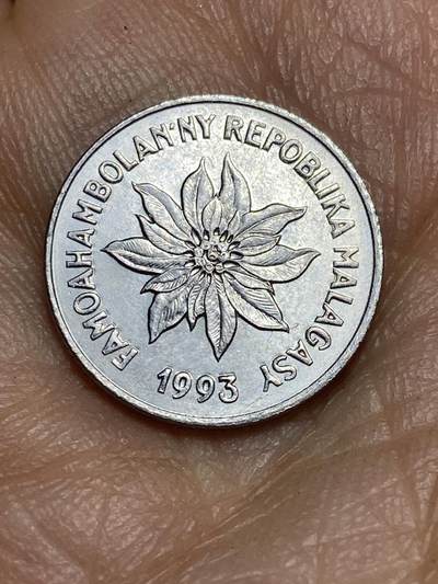 2026年第十五场(总第一百八十四场）外国好品散币场(免佣金) - 马达加斯加🇲🇬1993年1法郎