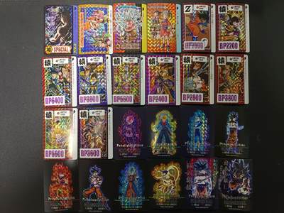 天玑星卡拍第165期《1.26周一截拍》持续收拍收评中 满赠卡需备注 - 七龙珠 格子闪 自制卡 45张