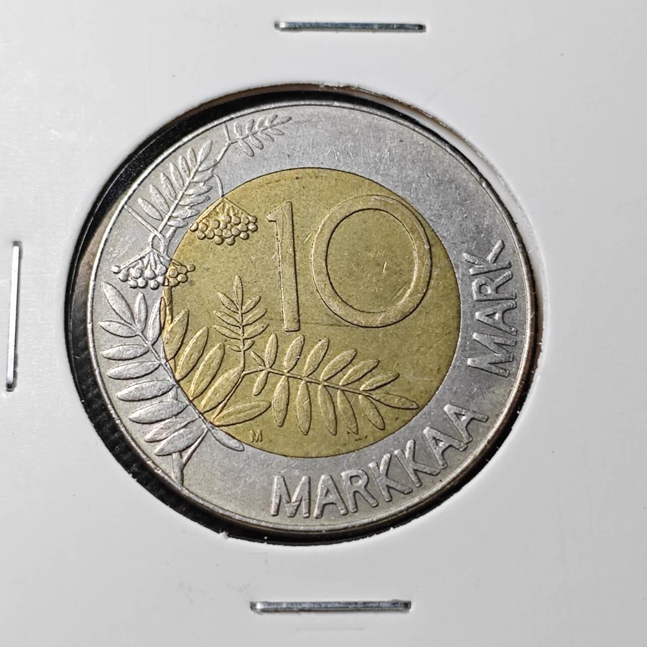 KK钱币收藏小铺  第389期  2月预留时间 周末发货  芬兰10马克双色币