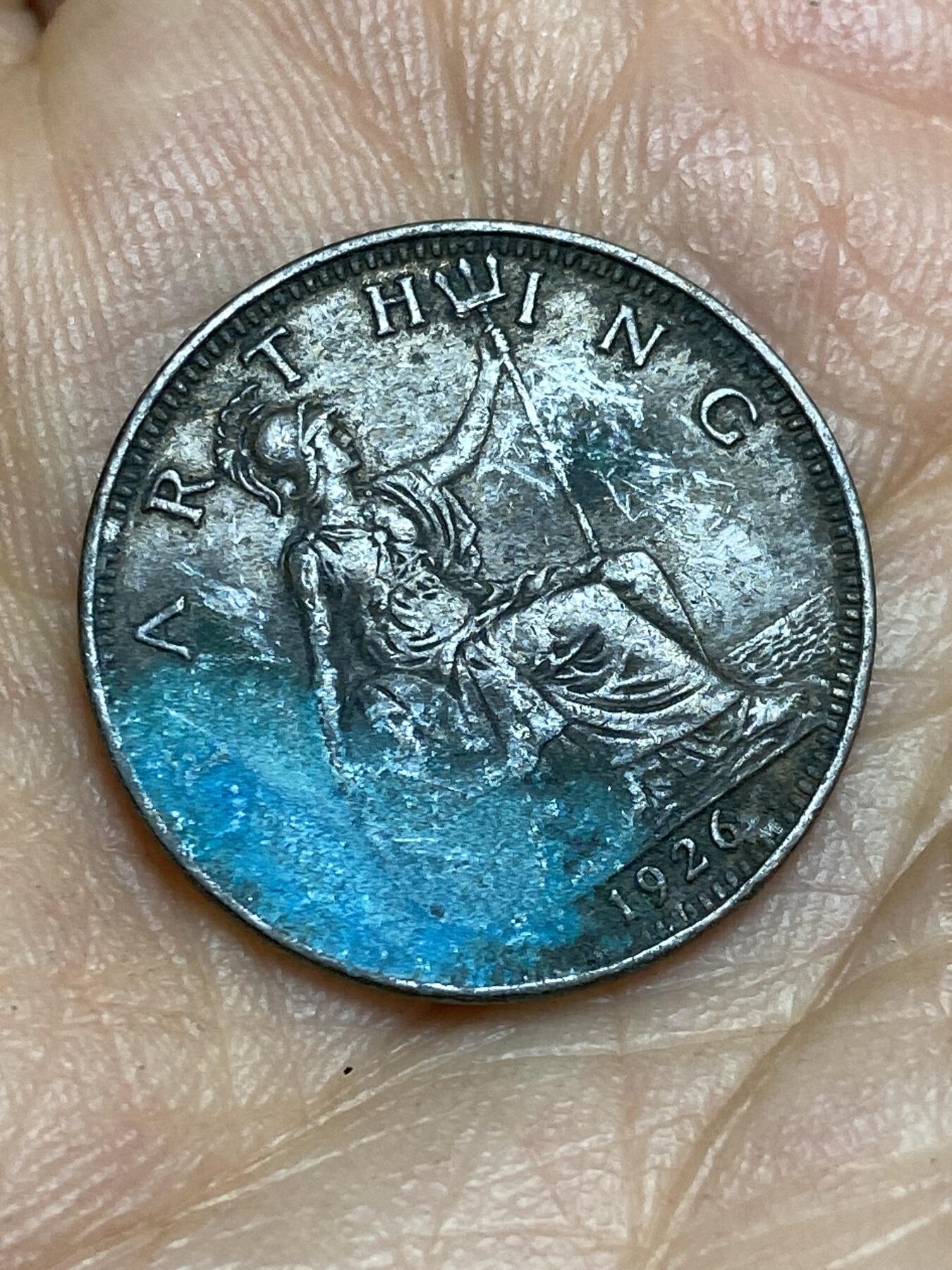 2026年第十五场(总第一百八十四场）外国好品散币场(免佣金) 英国🇬🇧1926年1法新(乔治五世第三版，首发年)