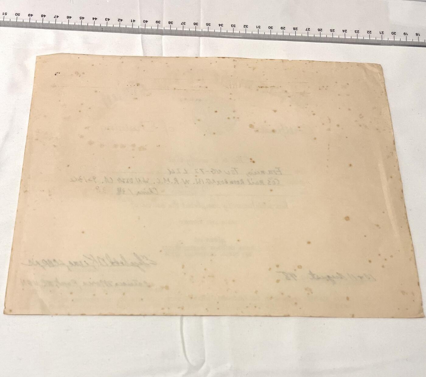 韵星假日拍卖第三十八期 -- Rimey Holidays Auction 38 刘宗地（姐）美国海军部训练证书，加利福尼亚州圣迭戈基地受训合格