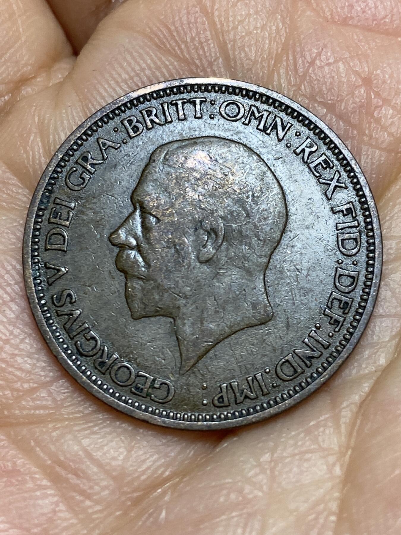 2026年第十五场(总第一百八十四场）外国好品散币场(免佣金) 英国🇬🇧1934年半便士(乔治五世第三版)