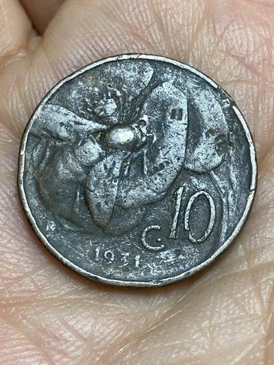 2026年第十五场(总第一百八十四场）外国好品散币场(免佣金) - 意大利王国1931年10分(维托里奥·埃马努埃莱三世，第三套)