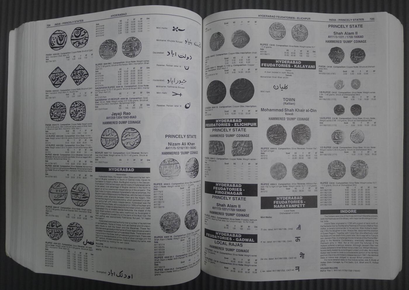世界钱币章牌书籍专场拍卖01.25 世界硬币目录1701--1800