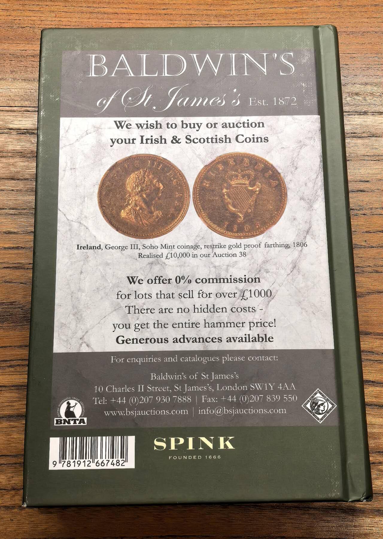 凡希社世界钱币微拍第三百十九期 2020版SPINK苏格兰爱尔兰与附属岛屿钱币目录