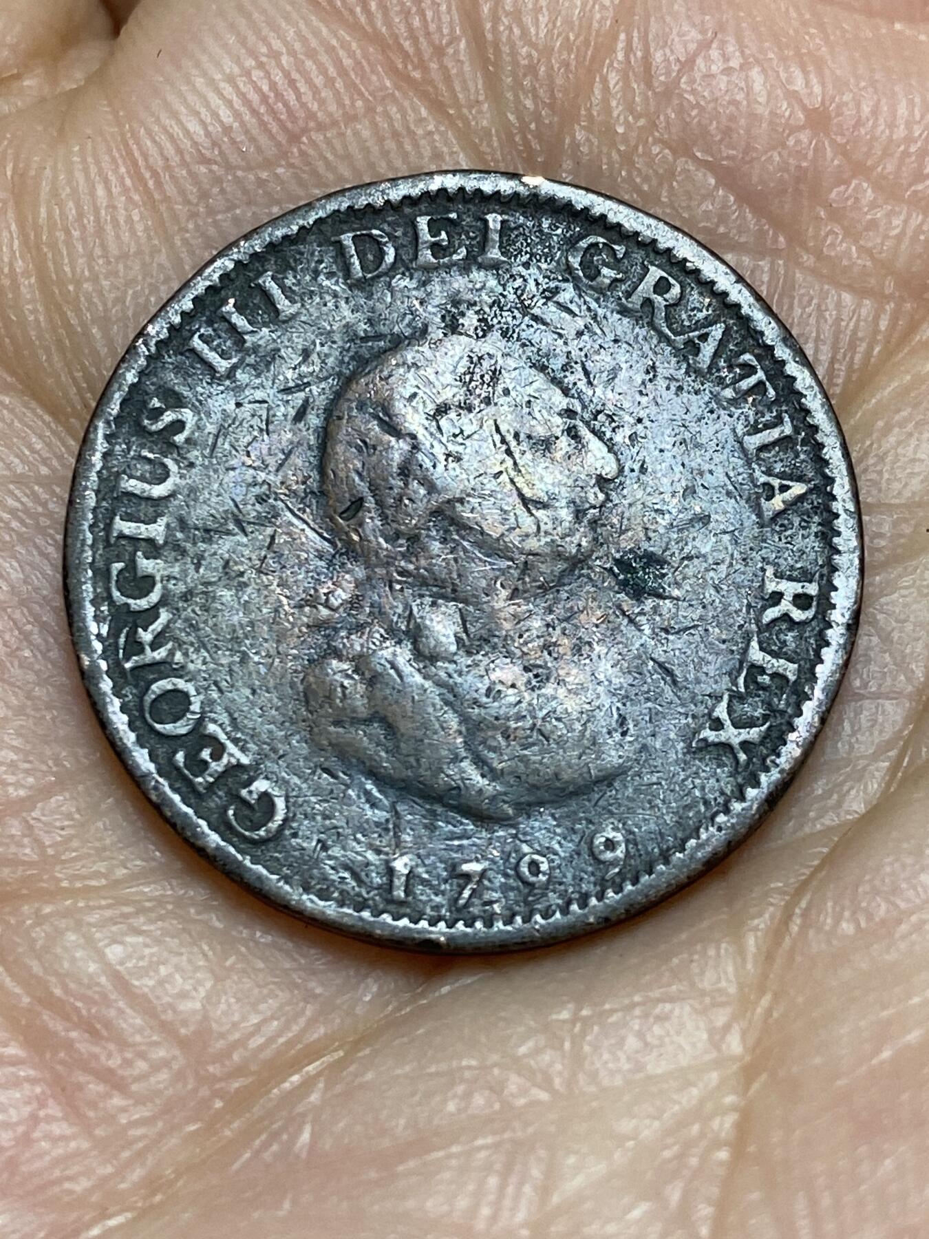 2026年第十五场(总第一百八十四场）外国好品散币场(免佣金) 英国🇬🇧1799年1法新(乔治三世时期)