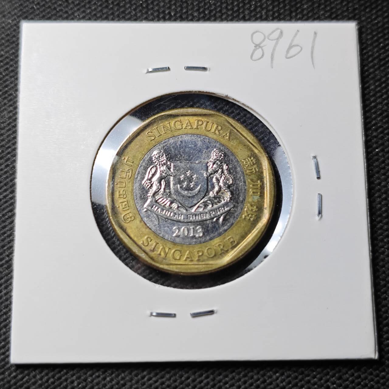 KK钱币收藏小铺  第389期  2月预留时间 周末发货  新加坡1元