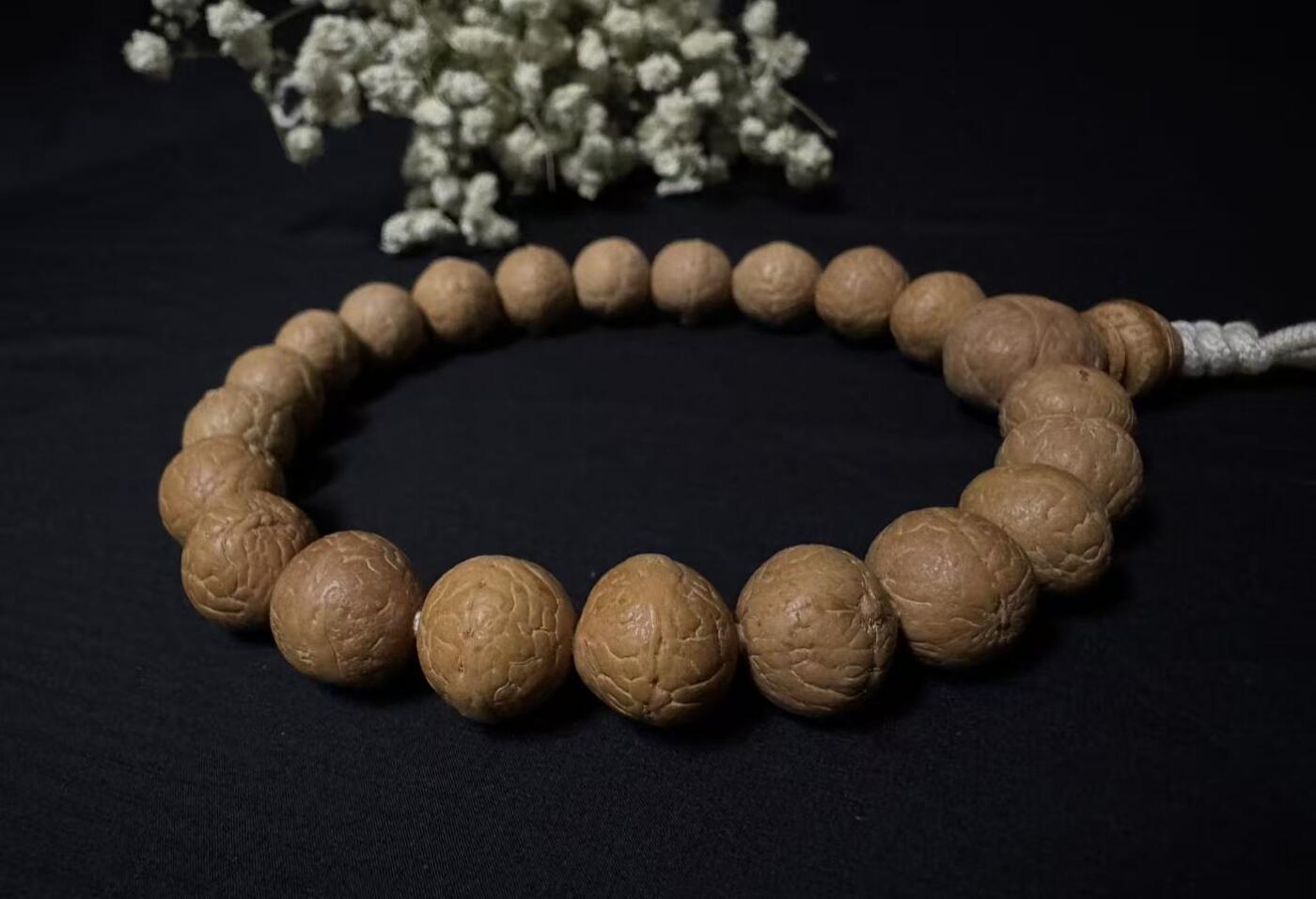 零元拍：凤眼单仓（媲美铁籽）大眼萌12MM左右念珠手串，2025年新籽，皮质超棒。