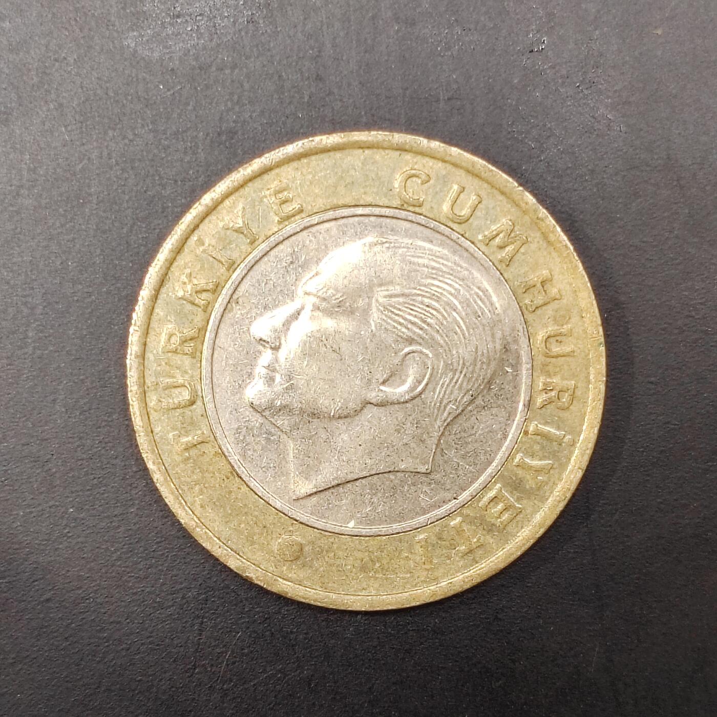 2026C2逸泉钱币C2世界各国纸钞钱币纪念币专场第七场C2 1-420 245土耳其1里拉双色币