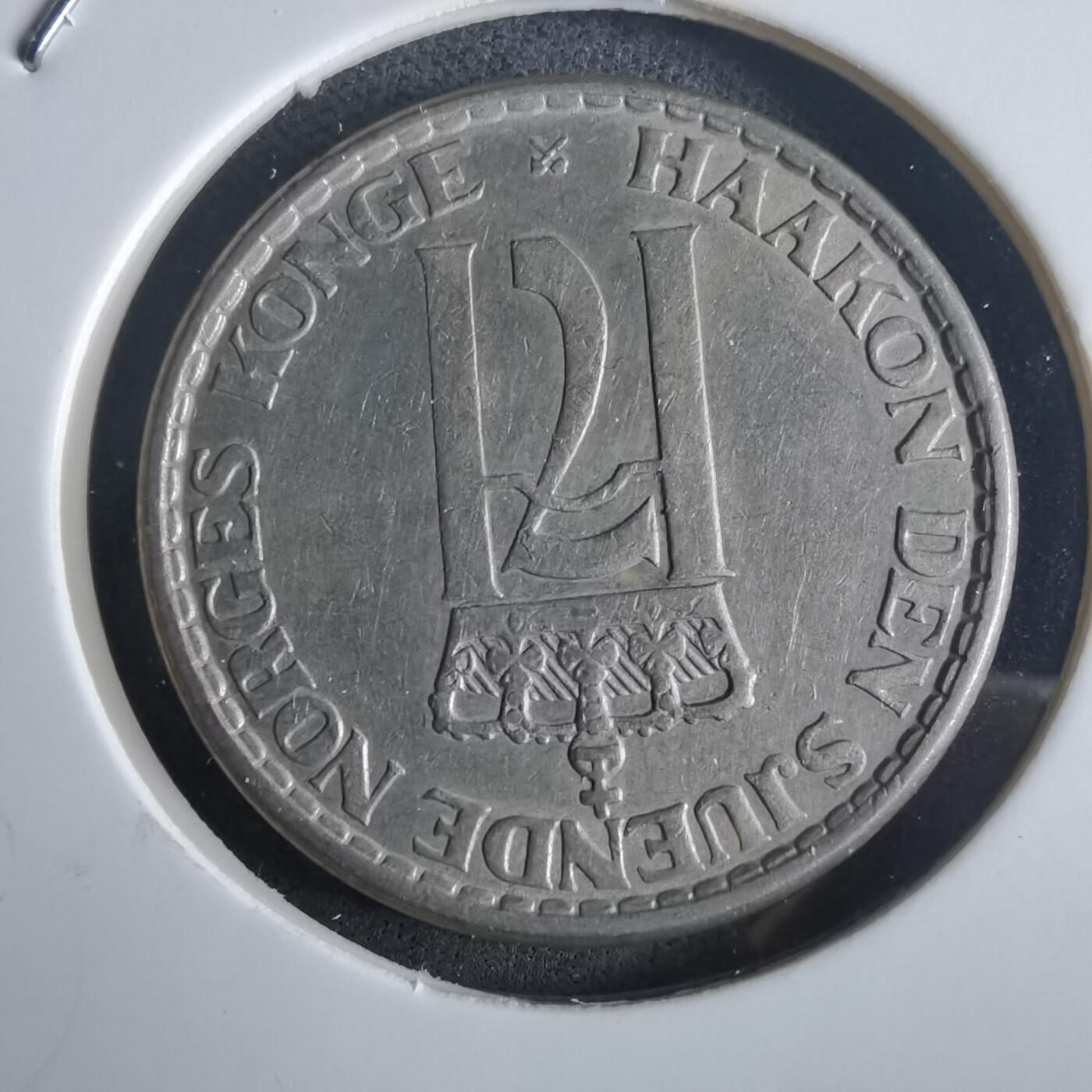 沼泽如烟--第972场 挪威1955年1克朗