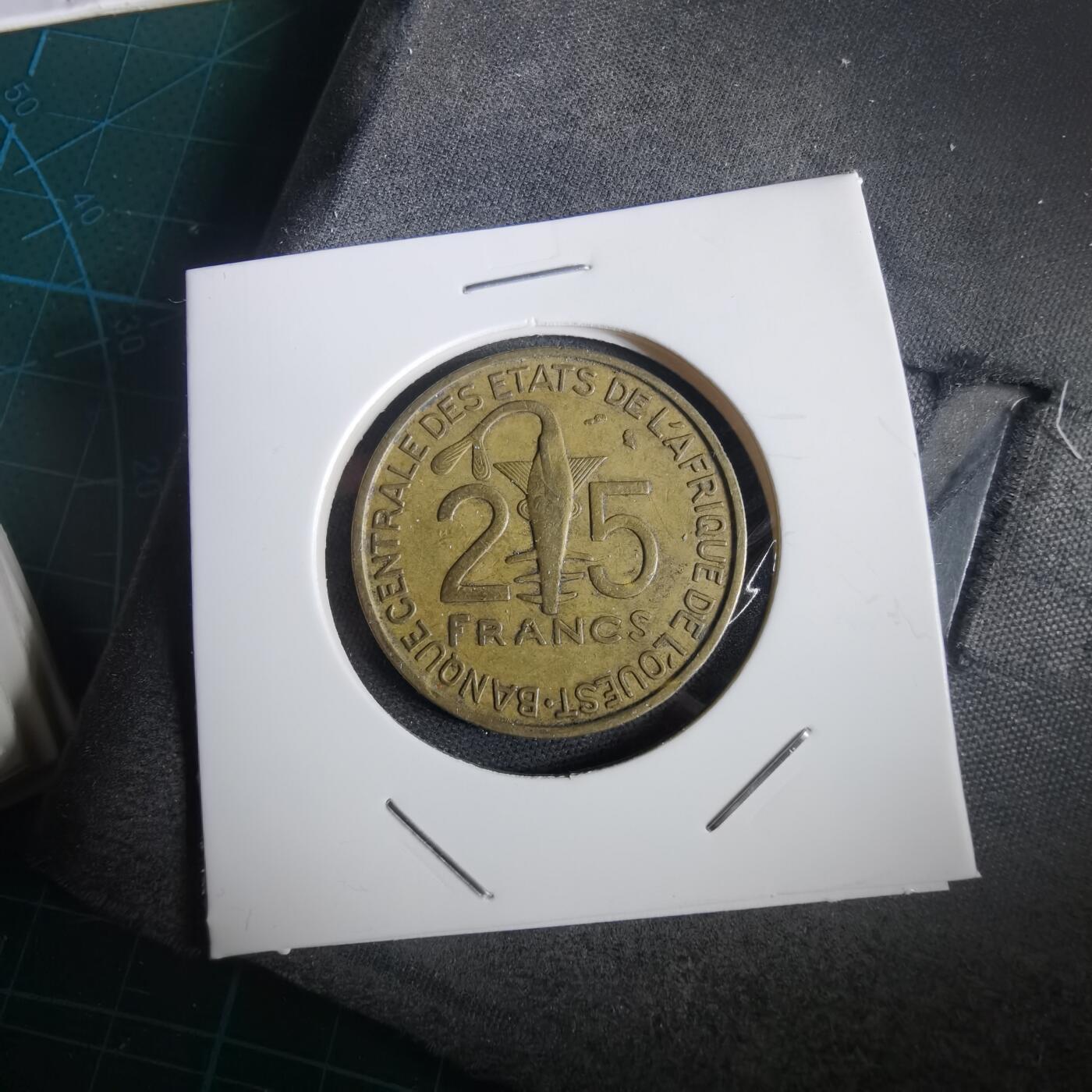 沼泽如烟--第973场 西非1970年25法郎