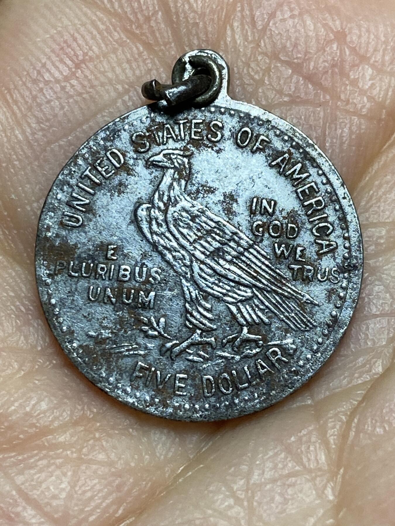 2026年第十五场(总第一百八十四场）外国好品散币场(免佣金) 美国🇺🇸1913年5美元铁质纪念章