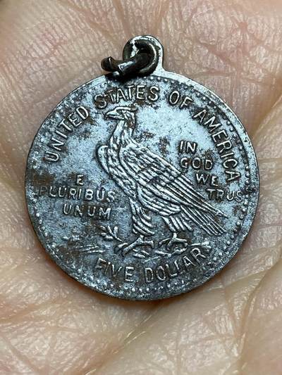 2026年第十五场(总第一百八十四场）外国好品散币场(免佣金) - 美国🇺🇸1913年5美元铁质纪念章