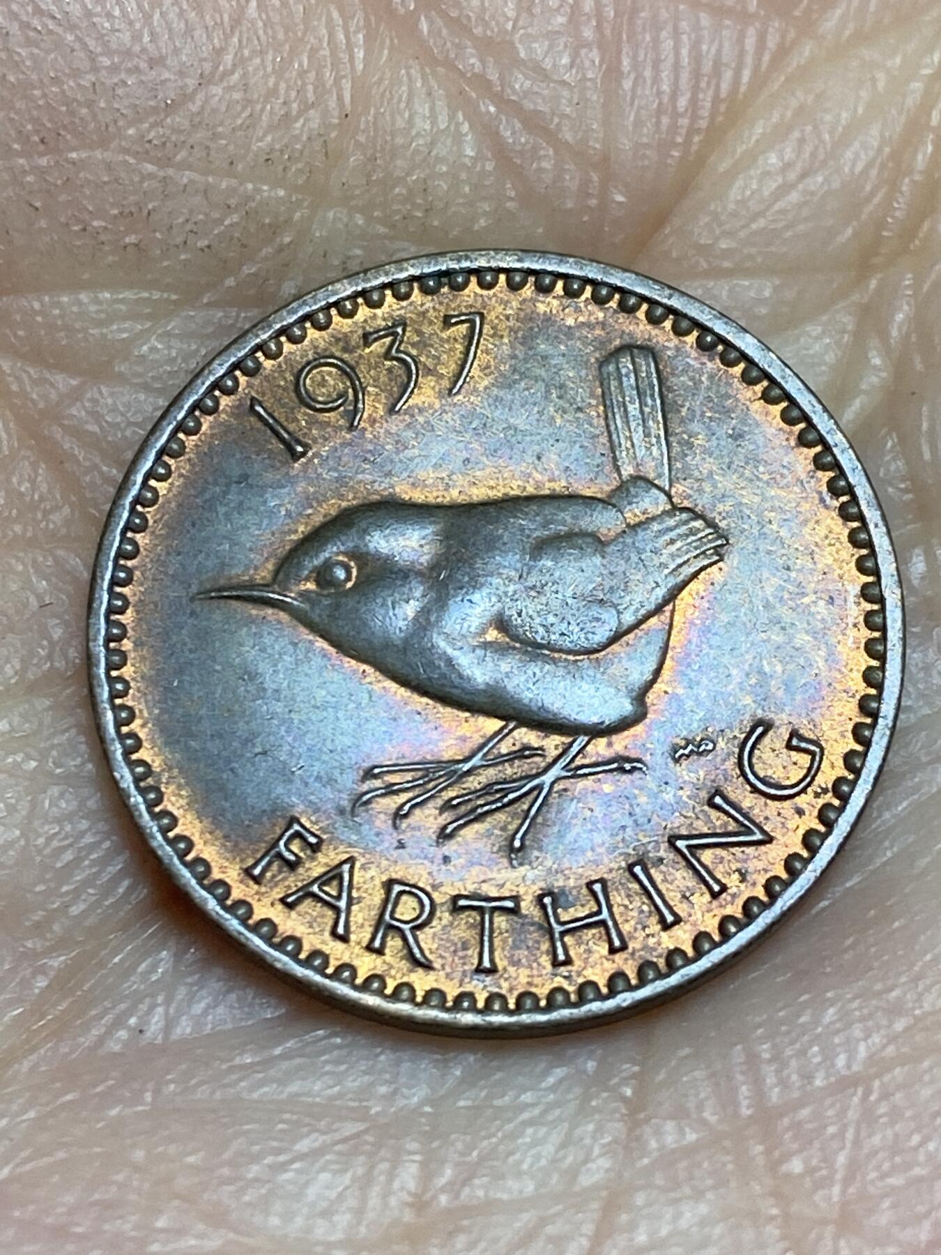 2026年第十五场(总第一百八十四场）外国好品散币场(免佣金) 带光好品–英国🇬🇧1937年1法新(乔治六世加冕年，第一版首发年)