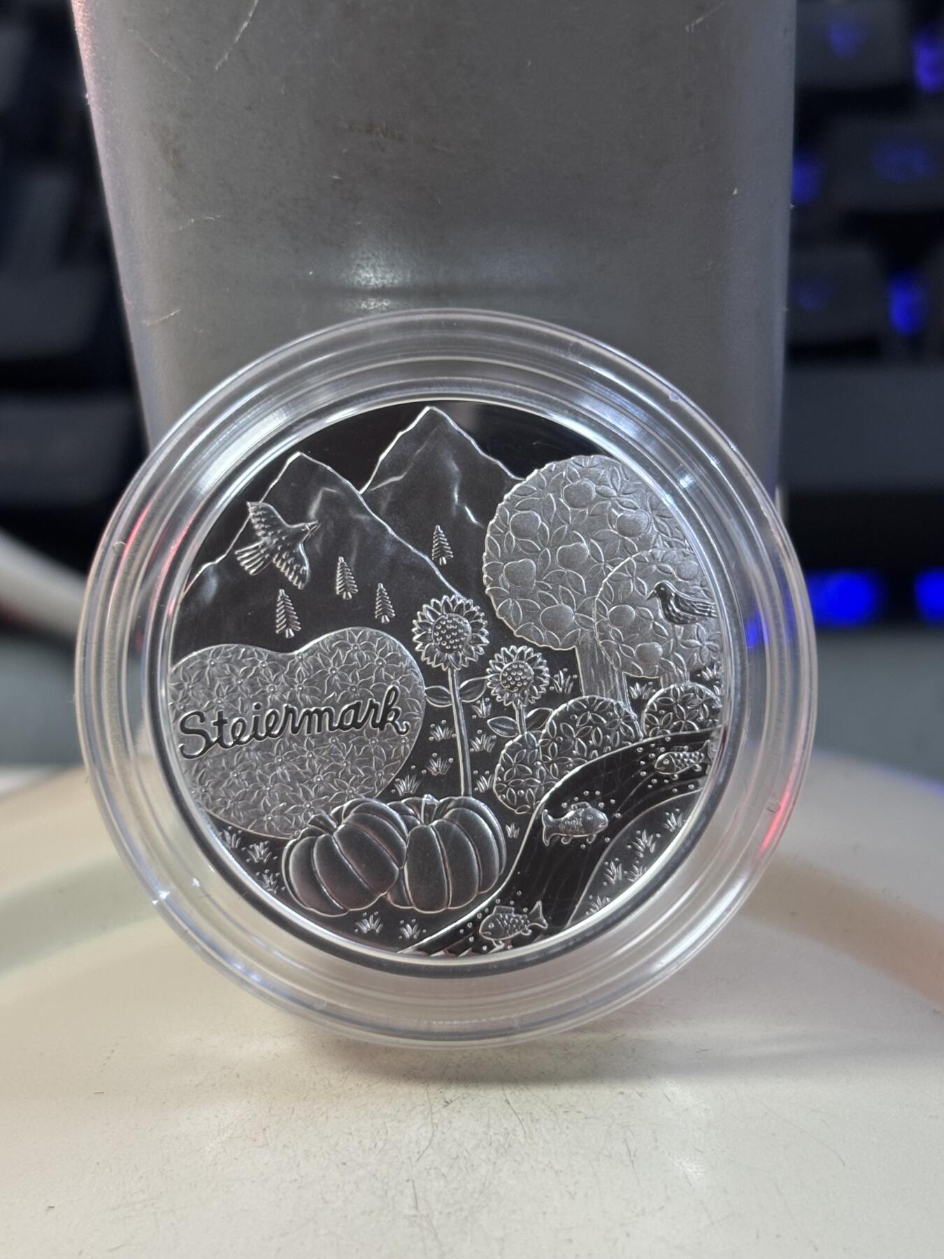 第189期拍卖 奥地利2012年施蒂利亚州格拉兹古城精制银币，925银，17.3克，发行30000枚