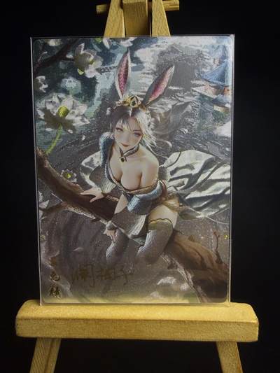 奇点新卡 无佣金 不寄存 不收拍   主攻奇点（有大佬赞助）需要多宫大佬请私聊 部分卡牌设有底价（不想玩的那么累，即使有底价也会比市场价便宜的多，懂的自然懂） 拒绝小号抬价 大家放心拍 所有拍品部分套有卡膜 部分卡牌多宫 自制卡牌 不包厂瑕 放大镜 品控 勿拍 流拍商品会循环 感谢大家支持 留个关注 不定时上新 谢谢 - 奇点卡牌 13号 亲签限编 澜釉子 灵魅仙踪 粗闪玉兔 亲签限编13号