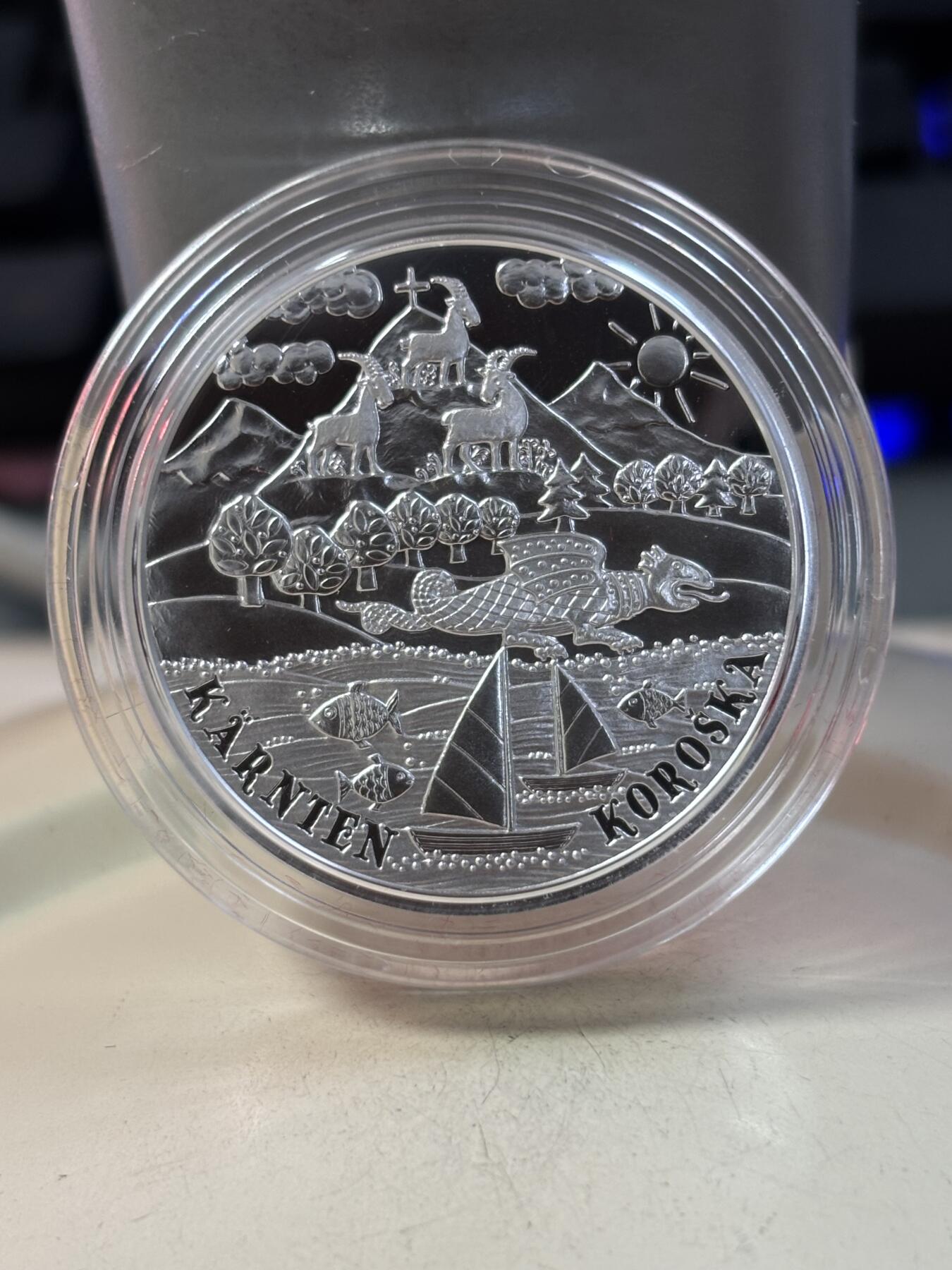 第189期拍卖 奥地利2012年联邦省系列-卡林西亚州精制纪念银币，925银，17.3克，发行30000枚