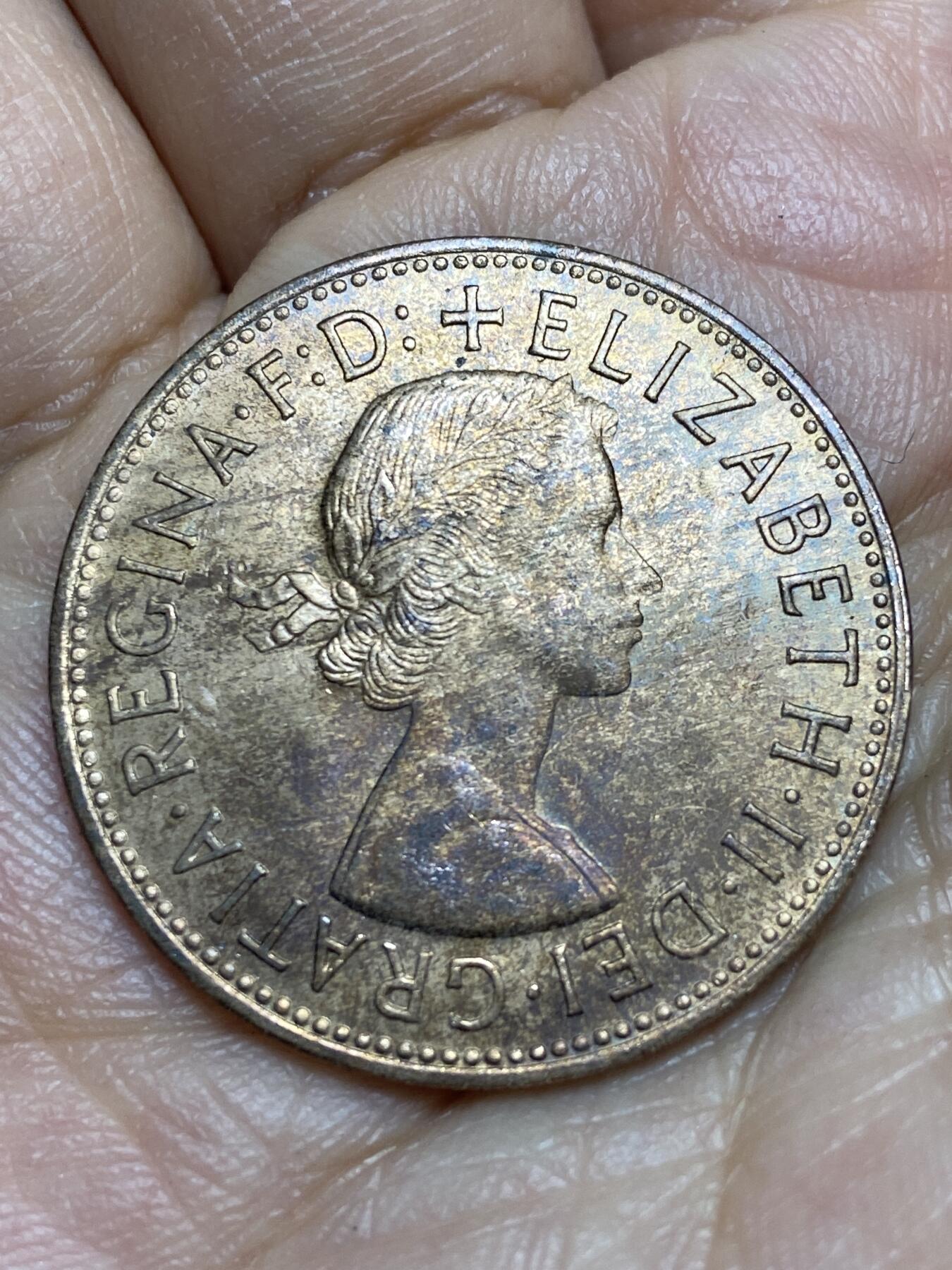 2026年第十五场(总第一百八十四场）外国好品散币场(免佣金) 英国🇬🇧1967年1便士(伊丽莎白二世青年桂冠第二版，普制币关门年)