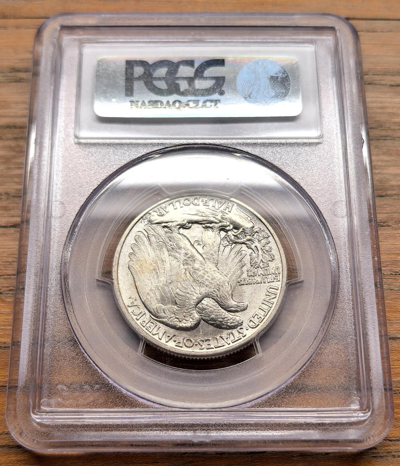 凡希社世界钱币微拍第三百十九期 1942美国行走女神50分银币PCGS-MS64