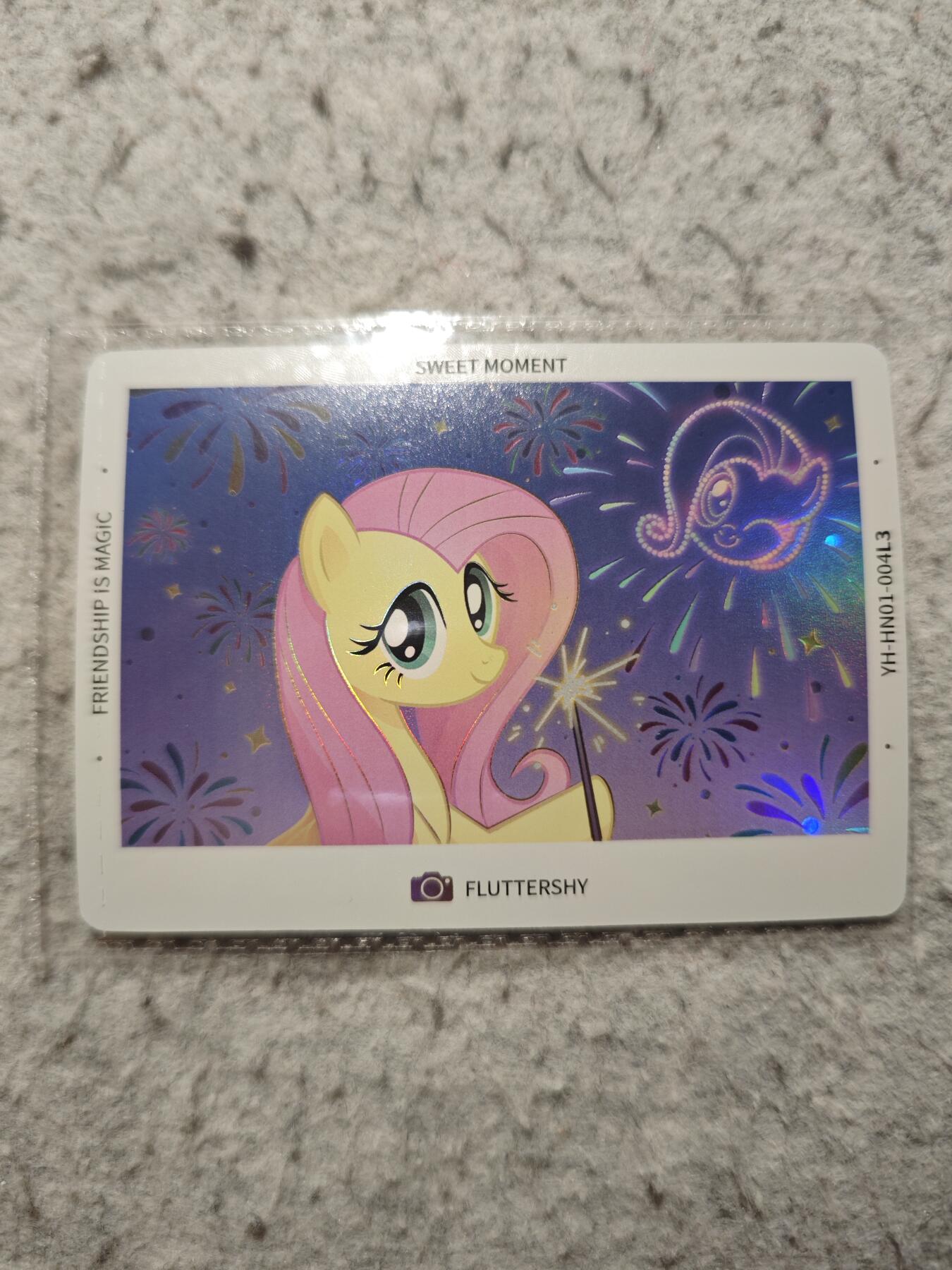 【随心含颖卡拍54期】卡游/集卡社/卡卡沃 抽卡机专场拍卖【无佣金】 卡游 小马宝莉  柔柔 烟花卡一张