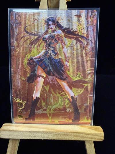 奇点新卡 无佣金 不寄存 不收拍   主攻奇点（有大佬赞助）需要多宫大佬请私聊 部分卡牌设有底价（不想玩的那么累，即使有底价也会比市场价便宜的多，懂的自然懂） 拒绝小号抬价 大家放心拍 所有拍品部分套有卡膜 部分卡牌多宫 自制卡牌 不包厂瑕 放大镜 品控 勿拍 流拍商品会循环 感谢大家支持 留个关注 不定时上新 谢谢 - 奇点卡牌 焰灵姬 粗闪