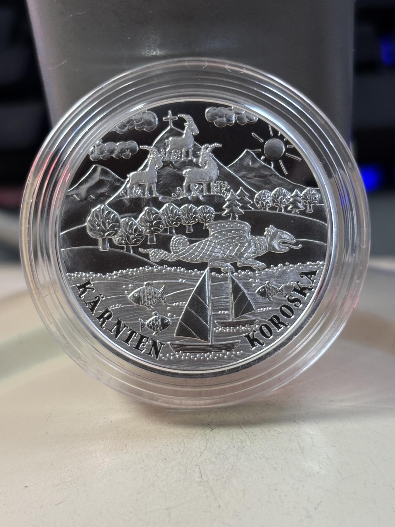 第189期拍卖 奥地利2012年联邦省系列-卡林西亚州精制纪念银币，925银，17.3克，发行30000枚