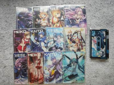 【随心含颖卡拍54期】卡游/集卡社/卡卡沃 抽卡机专场拍卖【无佣金】 - 卡游 初音hr卡10张➕一个周边