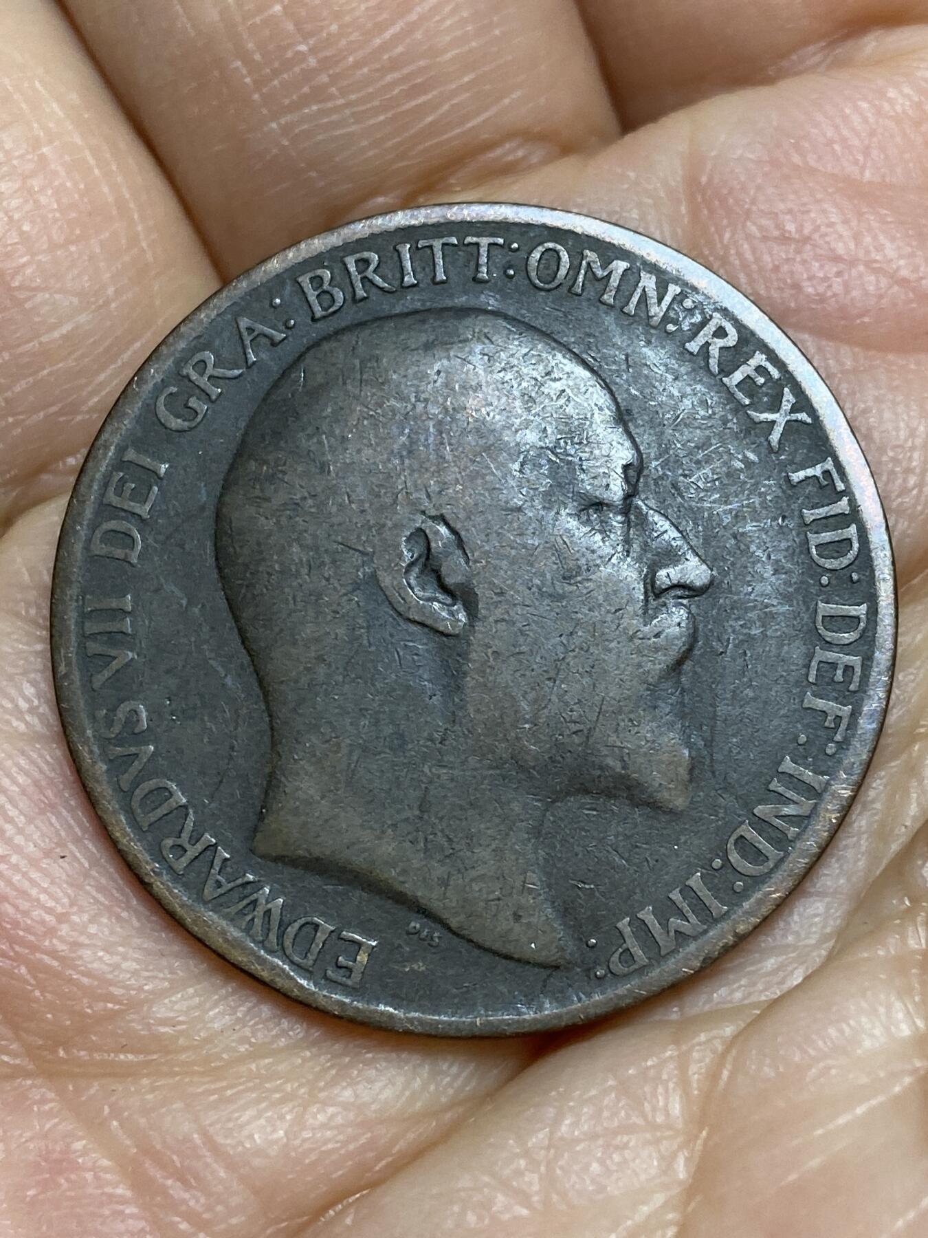 2026年第十五场(总第一百八十四场）外国好品散币场(免佣金) 英国🇬🇧1910年1便士(爱德华七世时期)