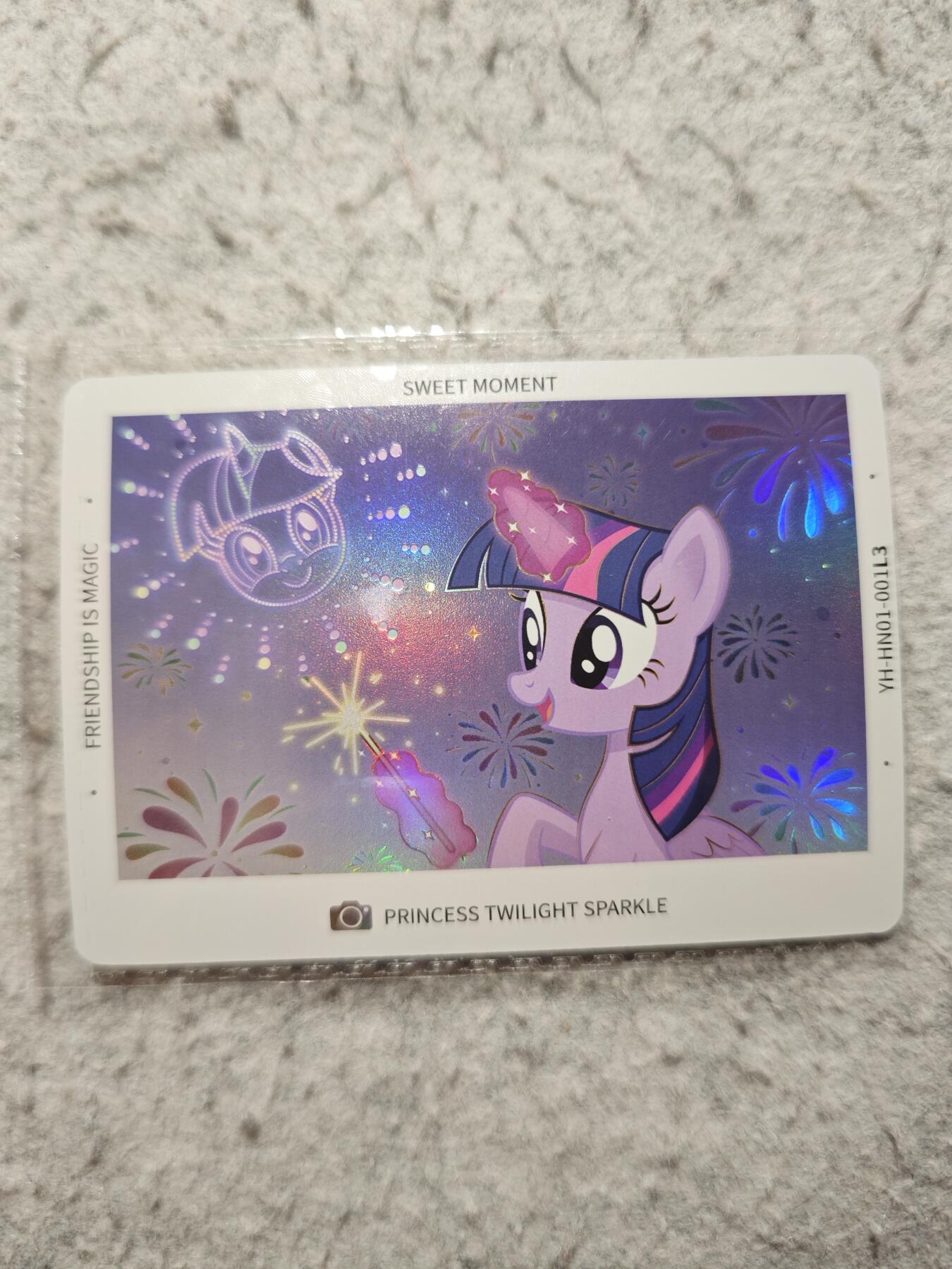 【随心含颖卡拍54期】卡游/集卡社/卡卡沃 抽卡机专场拍卖【无佣金】 卡游 小马宝莉 紫悦烟花卡一张