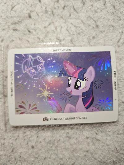 【随心含颖卡拍54期】卡游/集卡社/卡卡沃 抽卡机专场拍卖【无佣金】 - 卡游 小马宝莉 紫悦烟花卡一张