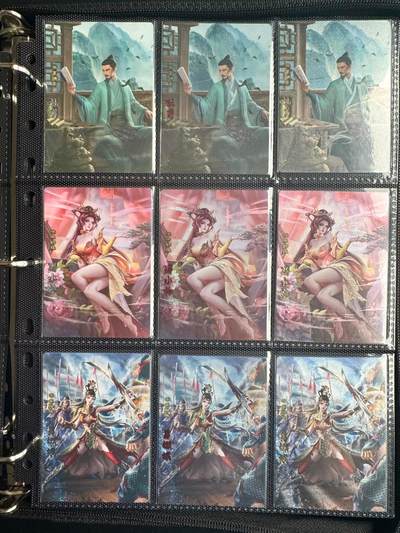 NO.22 好又多金牌大场，年前倒数第3期！每周一站式配齐，方便凑单！（周6晚9点截拍，卖家送拍0抽成！） 【套卡+卡册】卡玩帕克 神州群英志1-3弹齐，含三工艺套卡、解锁卡、599档特卡，2本卡册，送海报2个