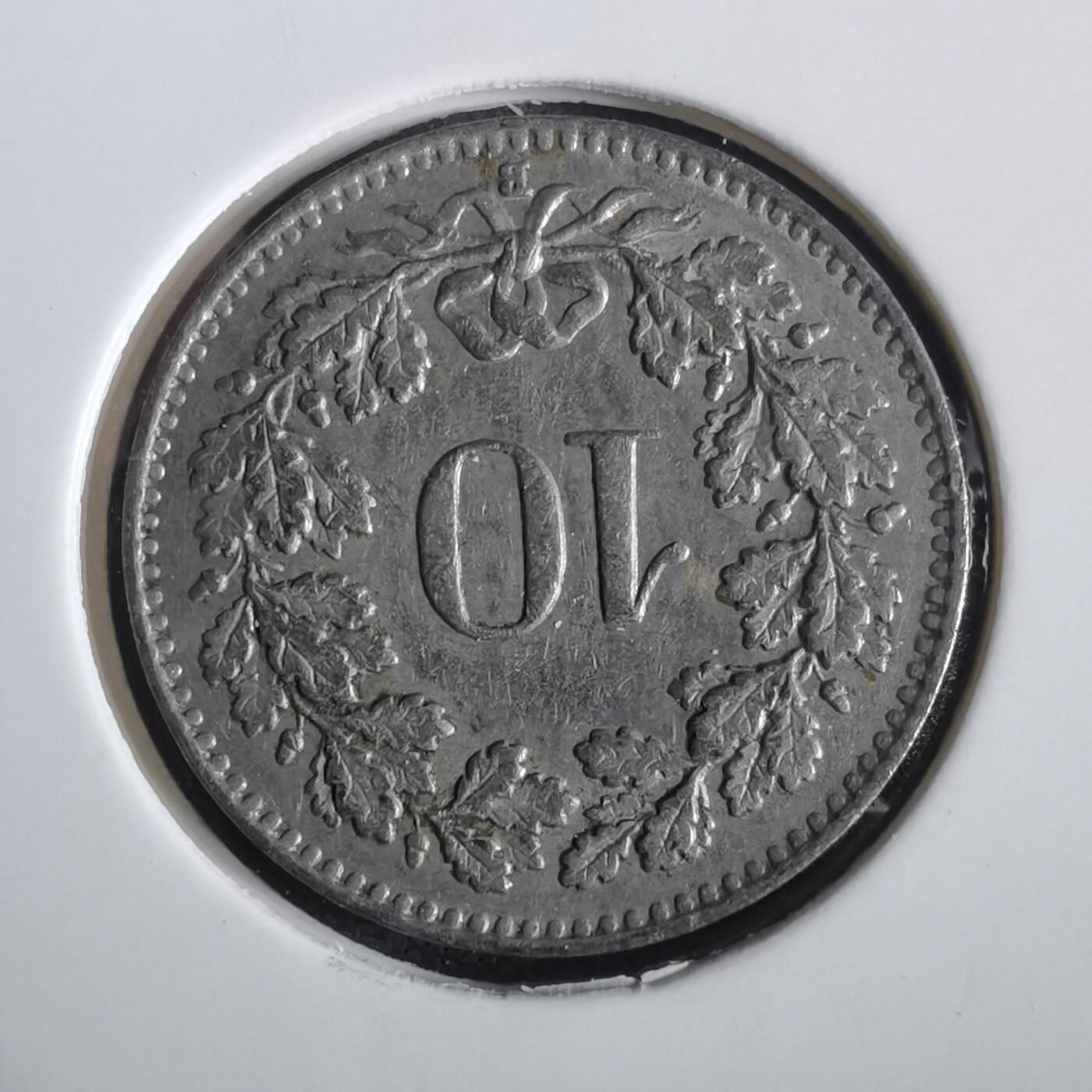 沼泽如烟--第973场 瑞士1958年10分