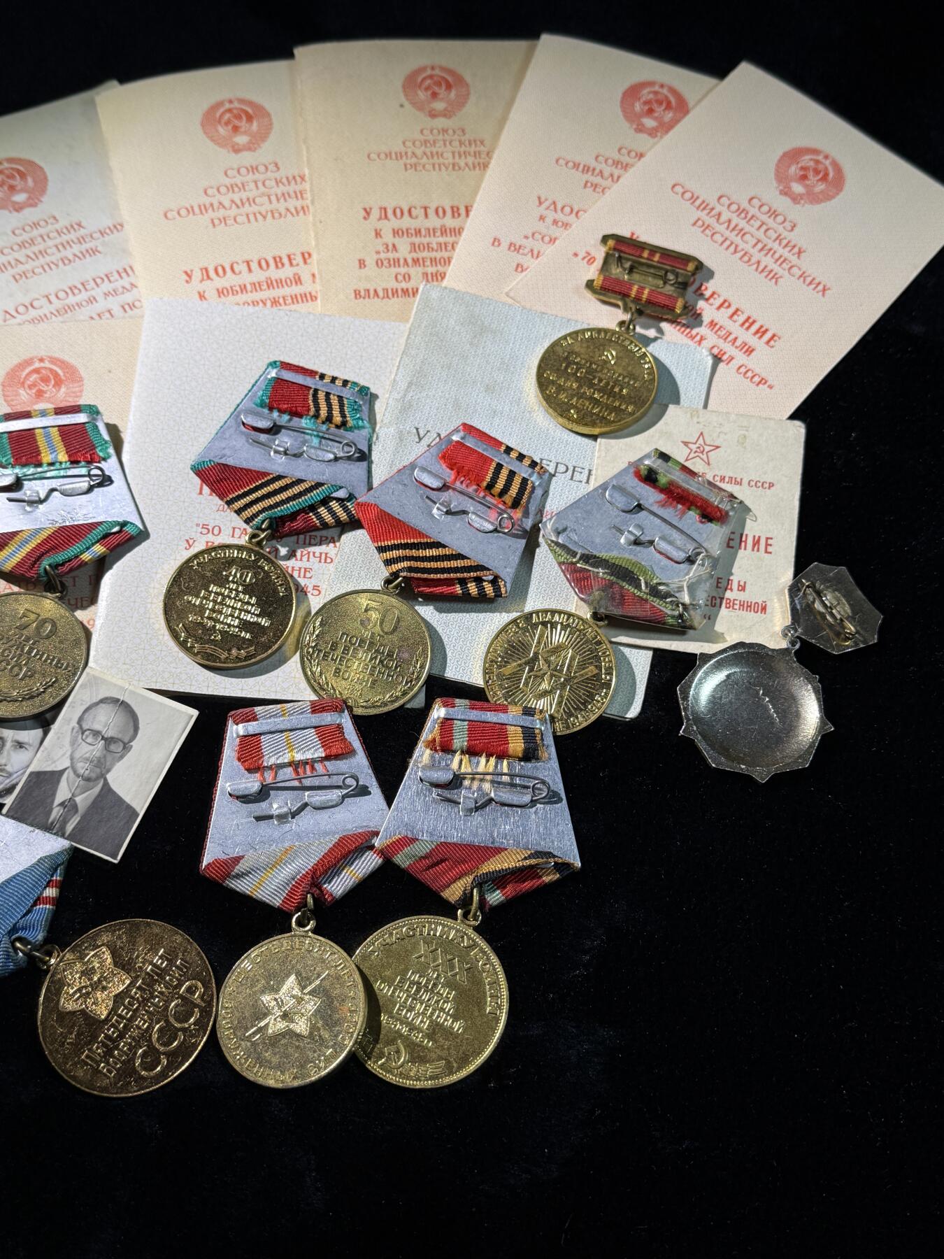 戎马世界章牌大赏第110期 苏联奖章套章