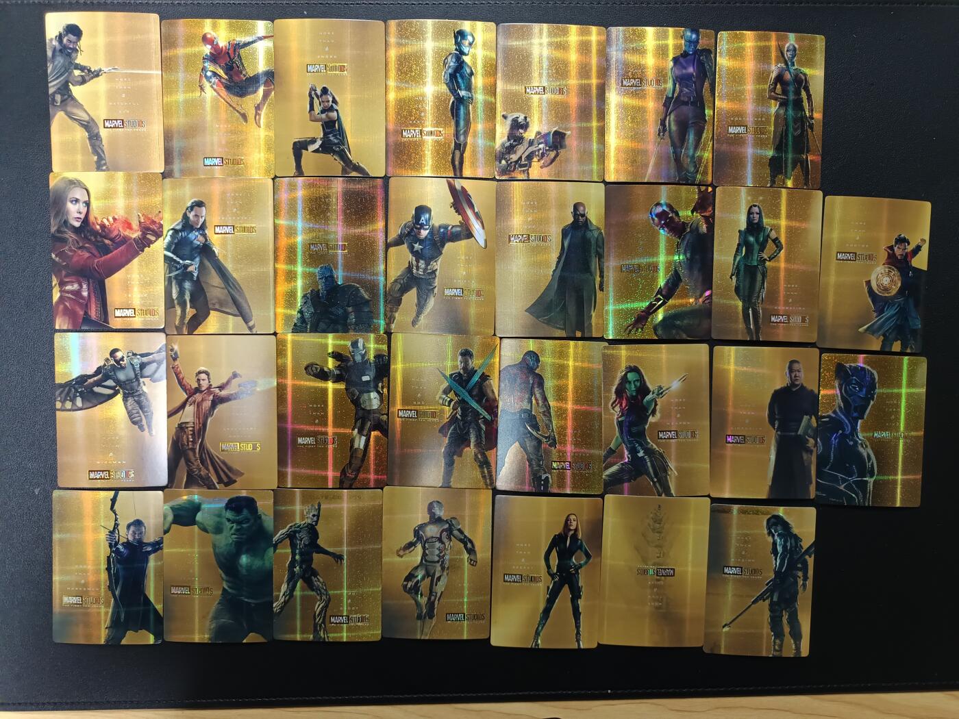 天玑星卡拍第165期《1.26周一截拍》持续收拍收评中 满赠卡需备注 漫威英雄 纱布闪 自制卡 30张